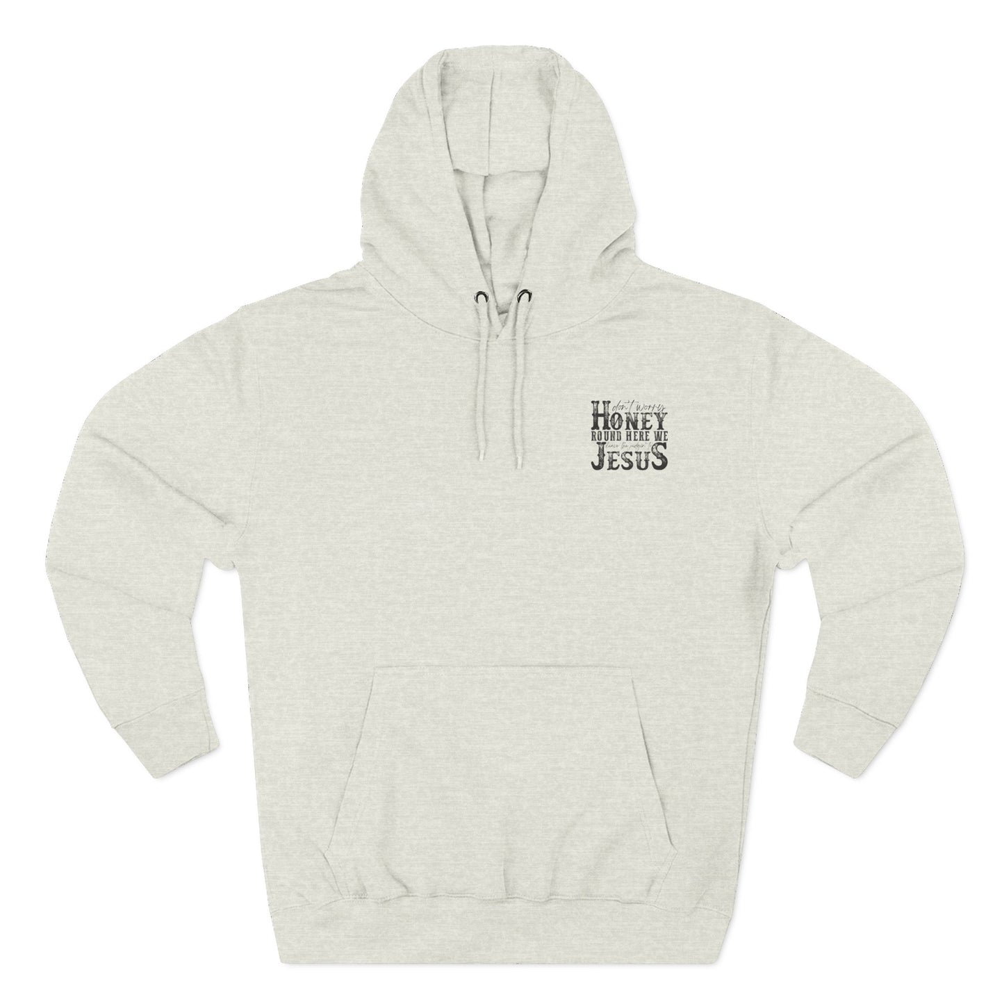 Fleece Hoodie - 'Leave the judging to Jesus' Design